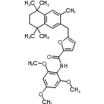CAS#: 263847-55-8, 5-[(3,5,5,8,8-Pentamethyl-5,6,7,8-Tetrahydro-2-Naphthalenyl)Methyl]-N-(2,4,6-Trimethoxyphenyl)-2-Furamide