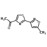 CAS 登录号：263897-90-1， 1-[2-(5-甲基-1,2-恶唑-3-基)-1,3-噻唑-4-基]乙酮