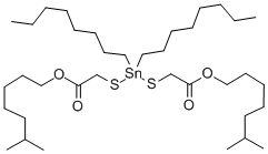 CAS#: 26401-97-8, Diisooctyl 2,2'-[(Dioctylstannylene)Bis(Thio)]Diacetate