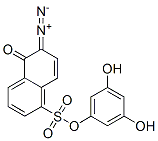 CAS 登录号：2641-00-1， 2-偶氮基-5-(3,5-二羟基苯氧基)磺酰基萘-1-醇