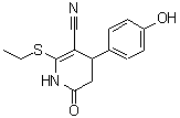 CAS#: 264254-92-4, 2-(Ethylsulfanyl)-4-(4-Hydroxyphenyl)-6-Oxo-1,4,5,6-Tetrahydro-3-Pyridinecarbonitrile