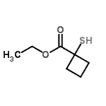 CAS#: 264874-47-7, Ethyl 1-Sulfanylcyclobutanecarboxylate