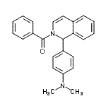 CAS#: 26580-48-3, {1-[4-(Dimethylamino)Phenyl]-2(1H)-Isoquinolinyl}(Phenyl)Methanone