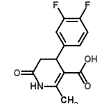CAS#: 265985-98-6, 4-(3,4-Difluorophenyl)-2-Methyl-6-Oxo-1,4,5,6-Tetrahydro-3-Pyridinecarboxylic Acid
