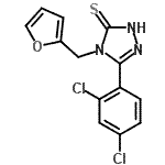 CAS#: 266312-58-7, 5-(2,4-Dichlorophenyl)-4-(2-Furylmethyl)-2,4-Dihydro-3H-1,2,4-Triazole-3-Thione