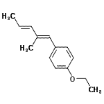 CAS#: 266351-96-6, 1-Ethoxy-4-[(1E,3E)-2-Methyl-1,3-Pentadien-1-Yl]Benzene