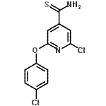 CAS#: 266362-89-4, 2-Chloro-6-(4-Chlorophenoxy)-4-Pyridinecarbothioamide