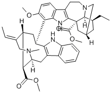CAS#: 2665-57-8, 13-Methoxy-14-[(3a)-17-methoxy-17-oxovobasan-3-yl]-Ibogamine-18-carboxylic acid methyl ester