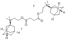 CAS#: 26660-43-5, Bis[N-methyl-N-(1-adamantyl)aminoethyl] succinate diiodomethylate