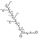 CAS#: 267234-08-2, N-Benzylglycylglycylglycyl-L-Phenylalanyl-L-Threonylglycyl-L-Alanyl-L-Arginyl-L-Lysyl-L-Seryl-L-Alanyl-L-Arginyl-L-Lysinamide