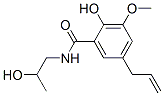 CAS#: 26750-84-5, 5-Allyl-2-Hydroxy-N-(2-Hydroxypropyl)-m-Anisamide