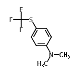 CAS 登录号：2677-71-6， N,N-二甲基-4-[(三氟甲基)硫基]苯胺