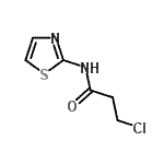 CAS#: 26774-38-9, 3-Chloro-N-(1,3-Thiazol-2-Yl)Propanamide