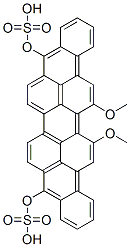 CAS#: 2678-71-9, 16,17-Dimethoxy-Anthra[9,1,2-cde]benzo[rst]pentaphene-5,10-diol bis(hydrogen sulfate)