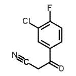 CAS 登录号：267880-79-5， 3-(3-氯-4-氟苯基)-3-氧代丙腈