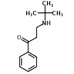 CAS#: 2679-36-9, 3-[(2-Methyl-2-Propanyl)Amino]-1-Phenyl-1-Propanone