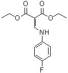CAS 登录号：26832-96-2， {[(4-氟苯基)氨基]亚甲基}丙二酸二乙酯