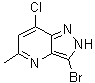 CAS#: 268547-53-1, 3-Bromo-7-Chloro-5-Methyl-2H-Pyrazolo[4,3-b]Pyridine