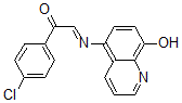 CAS 登录号：26873-13-2， 4'-氯-alpha-[(8-羟基-5-喹啉基)亚氨基]苯乙酮