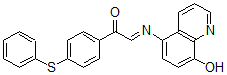 CAS#: 26873-17-6, alpha-[(8-Hydroxy-5-Quinolyl)Imino]-4'-(Phenylthio)Acetophenone