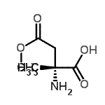 CAS#: 268736-90-9, (2R)-2-Amino-4-Methoxy-2-Methyl-4-Oxobutanoic Acid