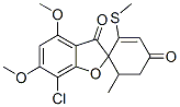 CAS#: 26881-62-9, 7-Chloro-4,6-Dimethoxy-6'-Methyl-2'-(Methylthio)Spiro[Benzofuran-2(3H),1'-[2]Cyclohexene]-3,4'-Dione