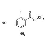 CAS#: 269071-91-2, Methyl 5-Amino-2-Fluorobenzoate Hydrochloride (1:1)