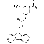 CAS#: 269078-75-3, (4R)-4-{[(9H-Fluoren-9-Ylmethoxy)Carbonyl]Amino}-6-Methylheptanoic Acid