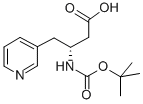 CAS 登录号：269396-65-8， 叔丁氧羰基-(R)-3-氨基-4-(3-吡啶基)-丁酸