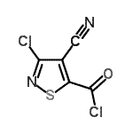 CAS#: 269401-37-8, 3-Chloro-4-Cyano-1,2-Thiazole-5-Carbonyl Chloride