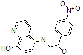 CAS 登录号：26942-56-3， alpha-[(8-羟基-5-喹啉基)亚氨基]-4'-硝基苯乙酮
