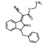 CAS#: 26960-51-0, Ethyl (2Z)-(1-Benzyl-2-Oxo-1,2-Dihydro-3H-Indol-3-Ylidene)(Cyano)Acetate