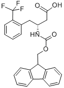CAS 登录号：269726-72-9， 芴甲氧羰基-(R)-3-氨基-4-(2-三氟甲基-苯基)-丁酸