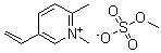 CAS#: 27056-62-8, 1,2-Dimethyl-5-vinylpyridinium methyl sulphate