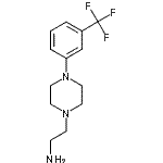 CAS 登录号：27144-85-0， 2-{4-[3-(三氟甲基)苯基]-1-哌嗪基}乙胺