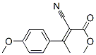 CAS 登录号：27149-59-3， 2-氰基-3-(4-甲氧基苯基)-2-丁烯酸甲酯