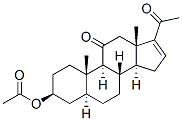 CAS 登录号：2724-68-7， 3b-乙酰氧基-5a-孕甾-16-烯-11,20-二酮