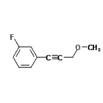 CAS#: 273938-11-7, 1-Fluoro-3-(3-Methoxy-1-Propyn-1-Yl)Benzene