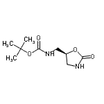 CAS#: 274264-59-4, 2-Methyl-2-Propanyl {[(5S)-2-Oxo-1,3-Oxazolidin-5-Yl]Methyl}Carbamate