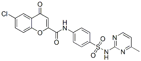 CAS#: 27455-37-4, 6-Chloro-N-[4-(4-Methyl-2-Pyrimidinylsulfamoyl)Phenyl]-4-Oxo-4H-1-Benzopyran-2-Carboxamide