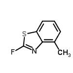 CAS#: 27484-68-0, 2-Fluoro-4-Methyl-1,3-Benzothiazole