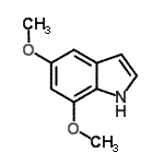 CAS#: 27508-85-6, 5,7-Dimethoxy-1H-Indole