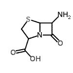 CAS#: 27565-66-8, 6-Amino-7-Oxo-4-Thia-1-Azabicyclo[3.2.0]Heptane-2-Carboxylic Acid