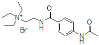 CAS#: 27591-11-3, 2-[(4-Acetamidobenzoyl)amino]ethyltriethylazanium bromide