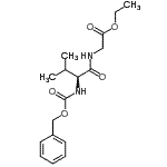 CAS 登录号：2766-17-8， 乙基N-[(苄氧基)羰基]-L-缬氨酰甘氨酸酯