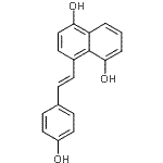 CAS#: 27667-40-9, 4-[(E)-2-(4-Hydroxyphenyl)Vinyl]-1,5-Naphthalenediol