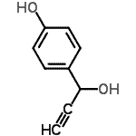 CAS#: 276884-28-7, 4-(1-Hydroxy-2-Propyn-1-Yl)Phenol