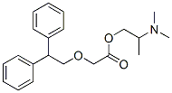 CAS 登录号:27722-03-8, 二苯基乙氧基乙酸 2-(二甲基氨基)丙基酯