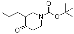 CAS#: 277298-22-3, 2-Methyl-2-Propanyl 4-Oxo-3-Propyl-1-Piperidinecarboxylate