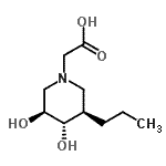 CAS#: 277298-32-5, [(3S,4S,5R)-3,4-Dihydroxy-5-Propyl-1-Piperidinyl]Acetic Acid